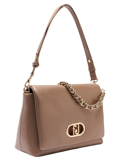 LAPUFFY Bolso de hombro con correa para el hombro. moca - Bolsos Mujer