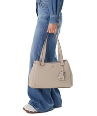 GUESS EVIE Bolso de hombro gris topo claro - Bolsos Mujer - 2