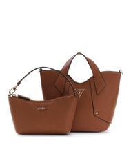 GUESS DARCY Bolso de mano con correa para el hombro COGNAC - Bolsos Mujer - 3