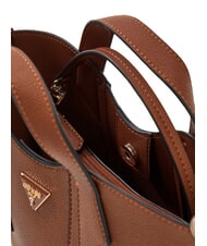 GUESS DARCY Bolso de mano con correa para el hombro COGNAC - Bolsos Mujer - 4