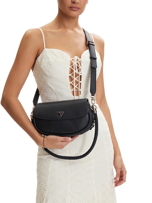 DANYA Bolso de hombro con correa para el hombro. NEGRO - Bolsos Mujer