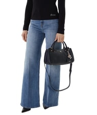 GUESS EVIE Bolso de mano con correa de hombro extra&iacute;ble NEGRO - Bolsos Mujer - 2