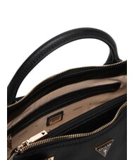 GUESS EVIE Bolso de mano con correa de hombro extra&iacute;ble NEGRO - Bolsos Mujer - 6