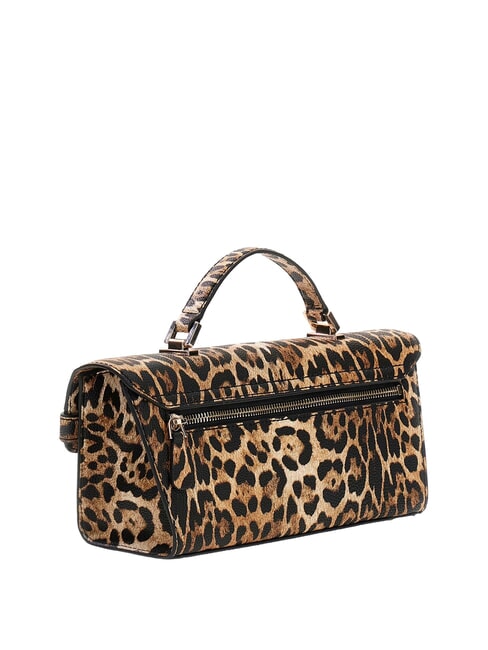 CIRENA Bolso de mano con correa para el hombro. leopardo - Bolsos Mujer
