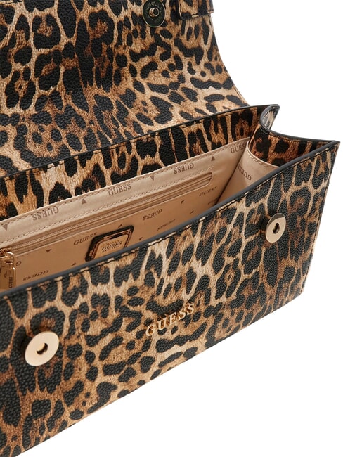 CIRENA Bolso de mano con correa para el hombro. leopardo - Bolsos Mujer