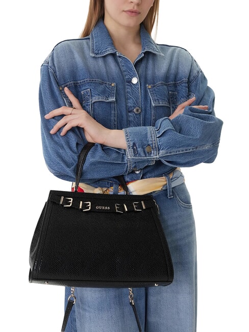 DOVIE Bolso de mano con correa para el hombro. NEGRO - Bolsos Mujer