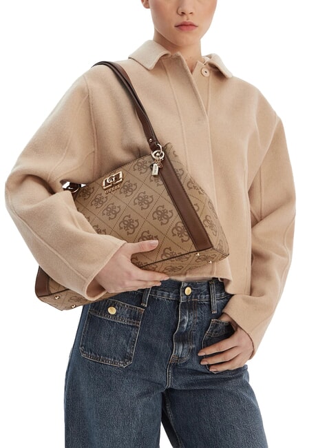 KARNILLA Bolso de hombro logotipo de caf&eacute; con leche / marr&oacute;n - Bolsos Mujer