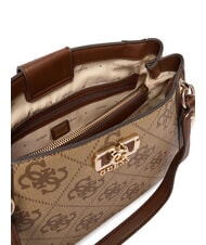 GUESS KARNILLA Bolso de hombro logotipo de caf&eacute; con leche / marr&oacute;n - Bolsos Mujer - 4