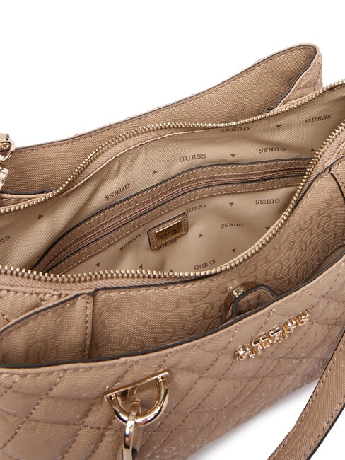 ISEMAY Bolso de mano con correa para el hombro. moca p&aacute;lido - Bolsos Mujer