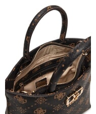 GUESS EMELIE LOGO Bolso de mano con correa para el hombro logotipo expreso - Bolsos Mujer - 4