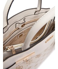 GUESS MELINDA Bolso de mano con correa para el hombro. logotipo blanquecino - Bolsos Mujer - 4