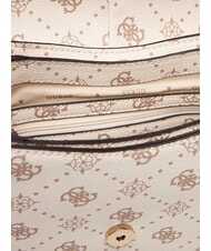 GUESS CARRIE Bolso de hombro con correa para el hombro. logotipo de vainilla - Bolsos Mujer - 4