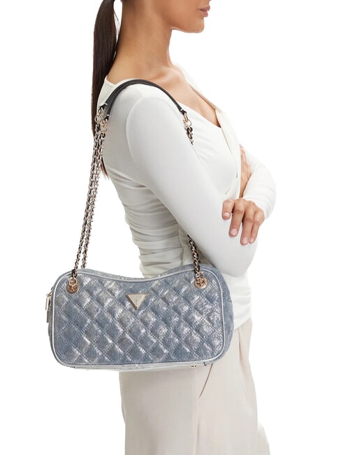 GIULLY2 Bolso de hombro mezclilla metalizada - Bolsos Mujer