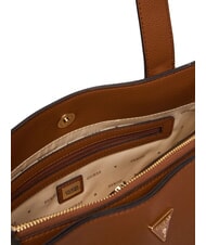 GUESS EVIE Bolso de hombro COGNAC - Bolsos Mujer - 5