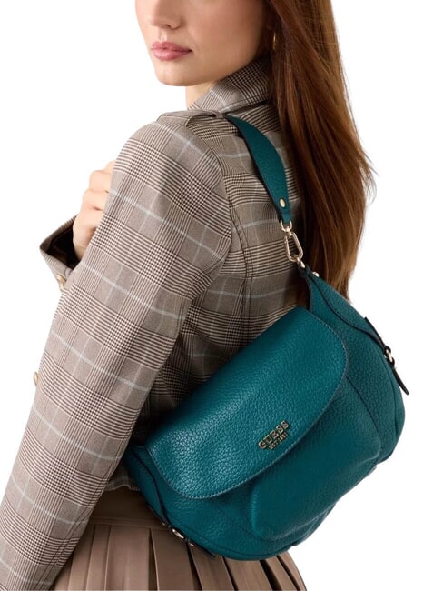 MARSHA Bolso de hombro con correa para el hombro verde azulado - Bolsos Mujer