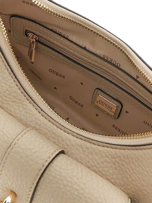 JESSA Bolso de hombro tipo hobo gris pardo - Bolsos Mujer