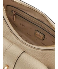 GUESS JESSA Bolso de hombro tipo hobo gris pardo - Bolsos Mujer - 4