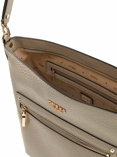 MARSHA Bolso de hombro gris topo claro - Bolsos Mujer