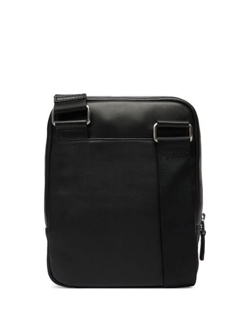 MONACO Bolso de cuero NEGRO - Bandoleras Hombre
