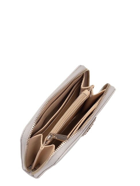 LAUREL 2 Cartera mediana con estampado saffiano BEIGE - Carteras Mujer