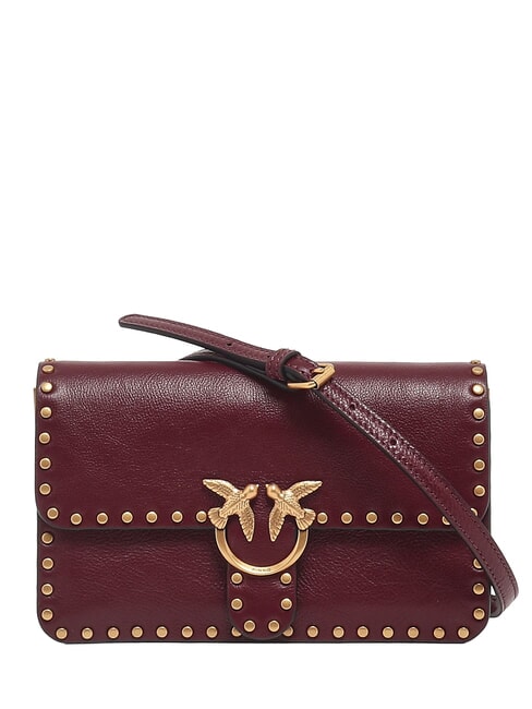 LOVE ONE SLOUCHY Minibolso de hombro Grosella intensa-oro antiguo - Bolsos Mujer
