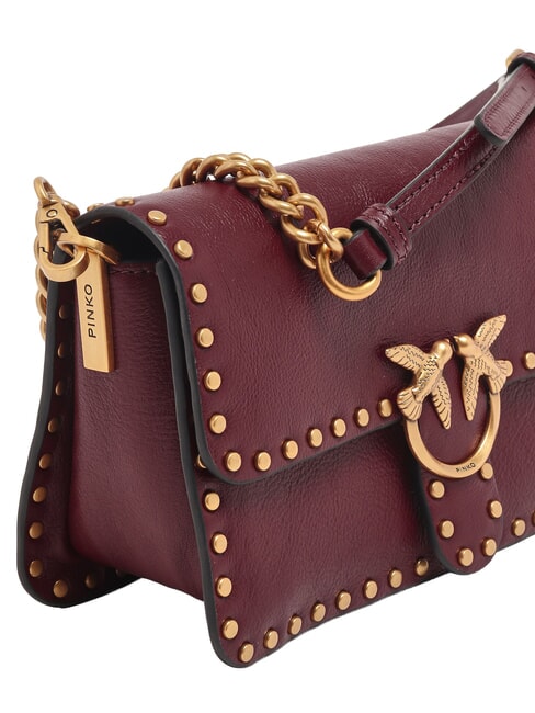 LOVE ONE SLOUCHY Minibolso de hombro Grosella intensa-oro antiguo - Bolsos Mujer
