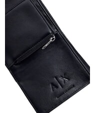 ARMANI EXCHANGE ISABEL Cartera compacta de tama&ntilde;o mediano negro - Carteras Mujer - 3