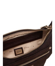GUESS MARSHA Bolso de hombro de piel de ante. VERDONE - Bolsos Mujer - 4