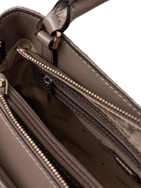 SALLY Bolso de mano con correa para el hombro. marr&oacute;n oscuro - Bolsos Mujer