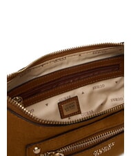 GUESS MARSHA Bolso de hombro de piel de ante. COGNAC - Bolsos Mujer - 4