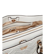 GUESS SALLY Bolso de mano con correa para el hombro. blanco - Bolsos Mujer - 4