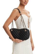 GUESS GIULLY 2 Bolso de hombro / bolso cruzado NEGRO - Bolsos Mujer - 2