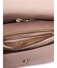 GUESS ANISE Minibolso de hombro / bolso cruzado logotipo de rosa claro - Bolsos Mujer - 4