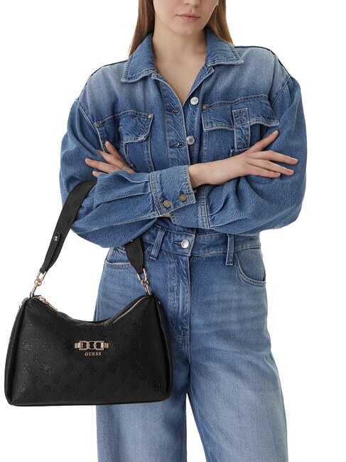 ANISE Bolso de hombro logotipo negro - Bolsos Mujer