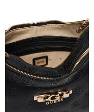 GUESS ANISE Bolso de hombro logotipo negro - Bolsos Mujer - 4