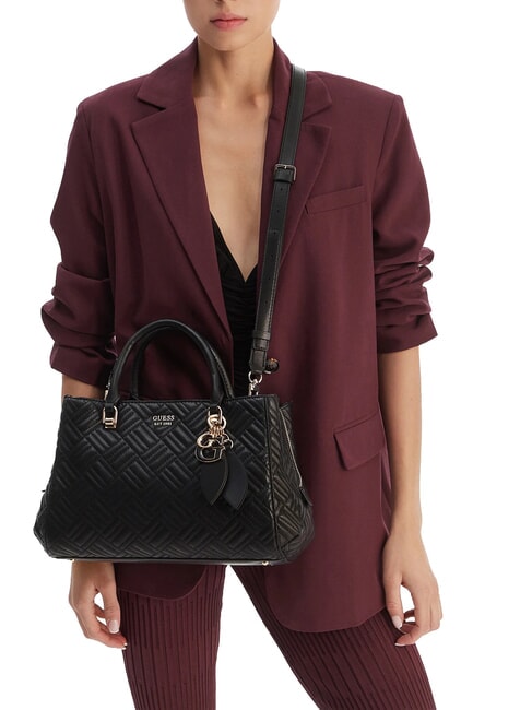 SALLY Bolso de mano con correa para el hombro. NEGRO - Bolsos Mujer