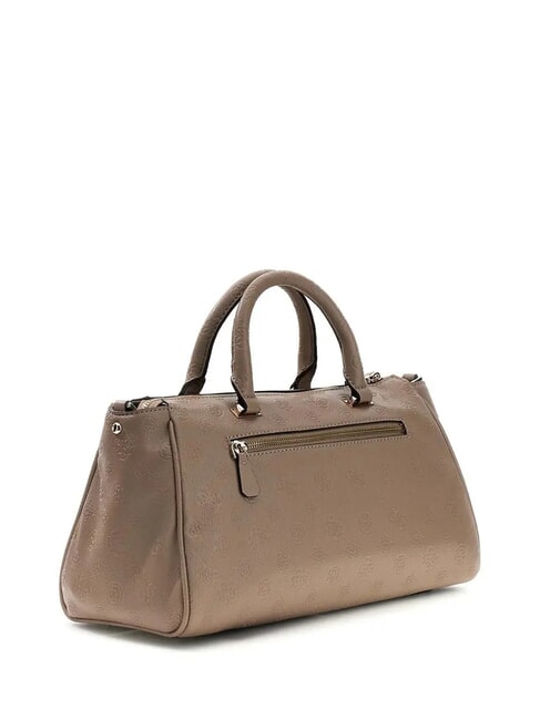 ANISE Bolso de mano con correa para el hombro. logotipo de color topo oscuro - Bolsos Mujer