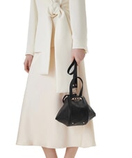 GUESS ANISE Bolso de mano con correa para el hombro. logotipo negro - Bolsos Mujer - 2