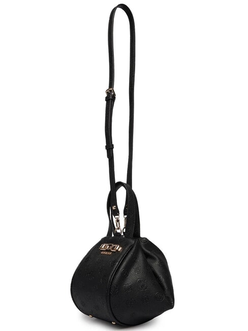 ANISE Bolso de mano con correa para el hombro. logotipo negro - Bolsos Mujer