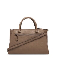 GUESS ANISE L Bolso de mano con correa para el hombro. logotipo de color topo oscuro - Bolsos Mujer - 3