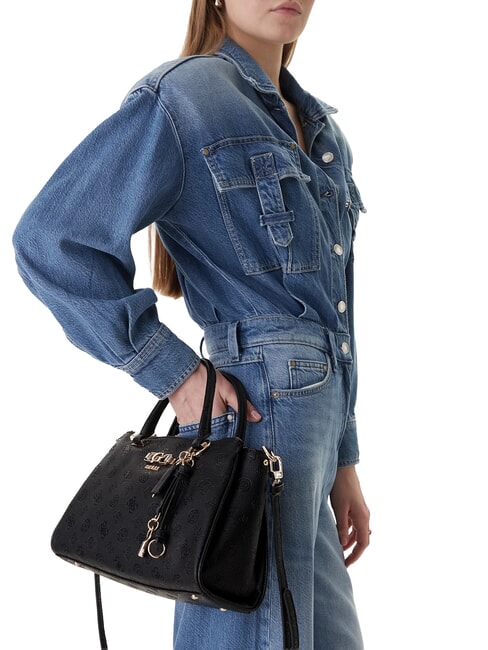 ANISE L Bolso de mano con correa para el hombro. logotipo negro - Bolsos Mujer