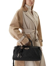 GUESS ANISE Bolso de mano con correa para el hombro. logotipo negro - Bolsos Mujer - 2