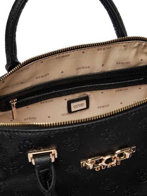 ANISE Bolso de mano con correa para el hombro. logotipo negro - Bolsos Mujer
