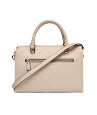 GUESS DITA Bolso de mano con correa para el hombro. logotipo color topo claro - Bolsos Mujer - 3