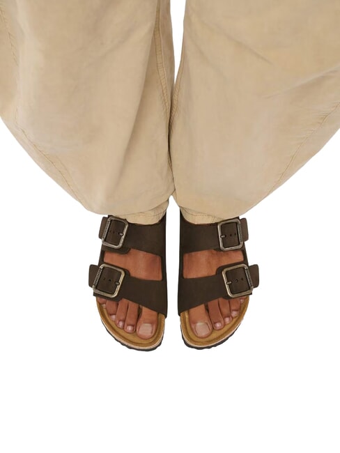 ARIZONA WB Sandalias de cuero moca - Zapatos Hombre