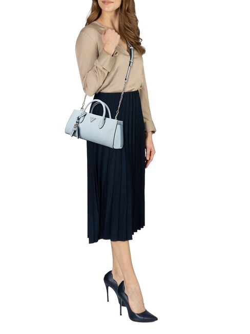 NOELLE 2 Bolso de mano con correa para el hombro. AQUA - Bolsos Mujer