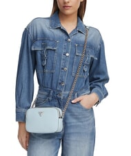 GUESS NOELLE 2  Mini bolso de hombro para c&aacute;mara AQUA - Bolsos Mujer - 2