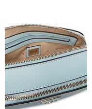 GUESS NOELLE 2  Mini bolso de hombro para c&aacute;mara AQUA - Bolsos Mujer - 4