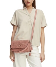 GUESS OFELIA Bolso de hombro rosa coral - Bolsos Mujer - 2