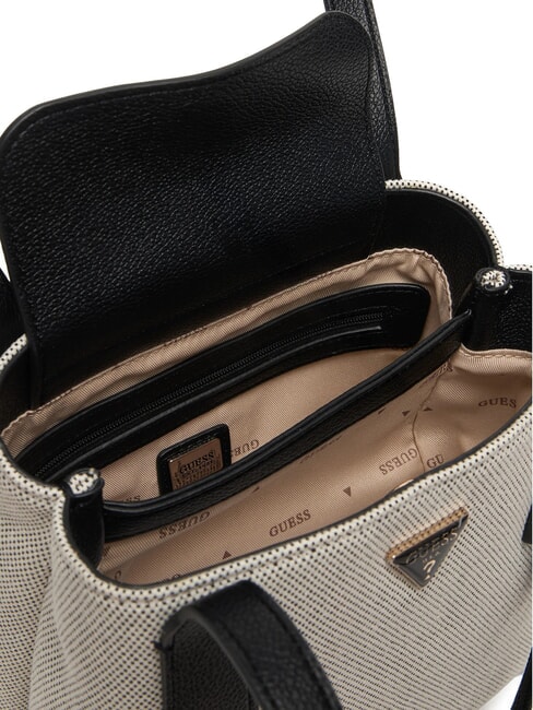 ALICE Bolso de hombro natural / negro - Bolsos Mujer